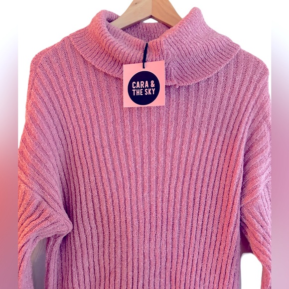 Cara in the Sky long Sweater Dress Pink NWT - Picture 4 of 10
